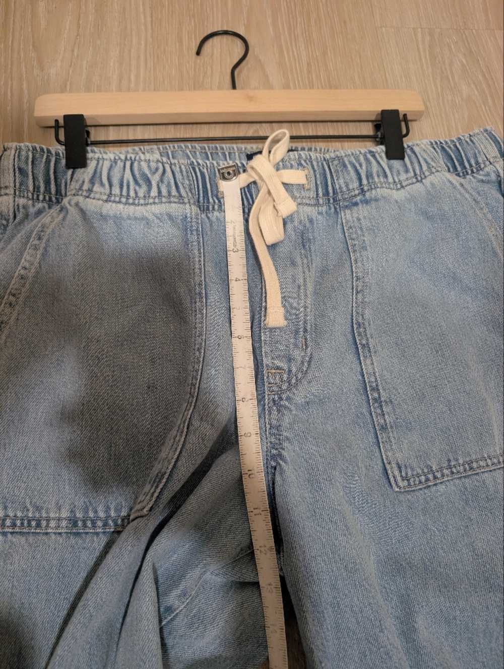 GAP NWT Pull-On Barrel Denim Jeans - Picture 11 of 15